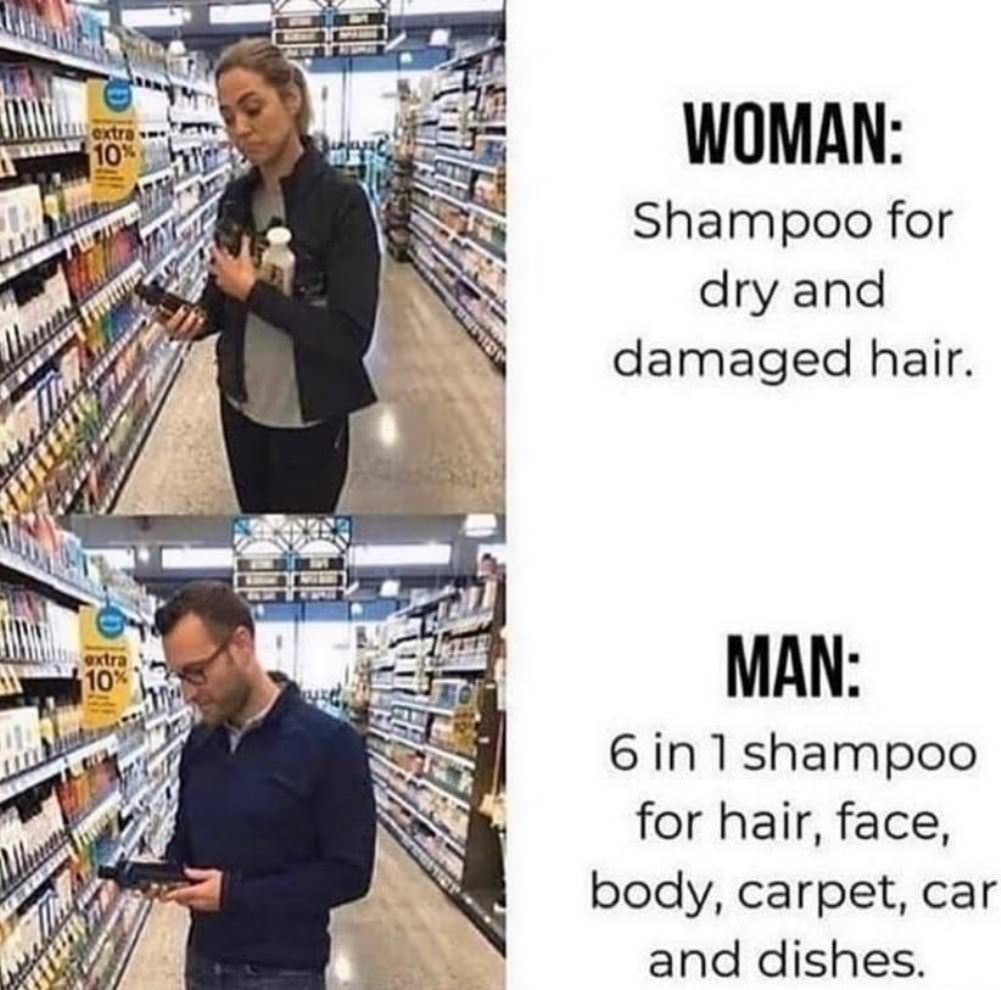 Various Shampoos