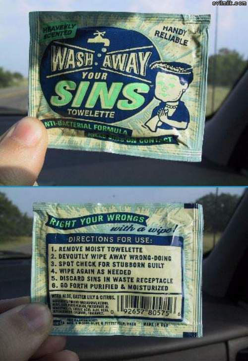 Wash Sins Away