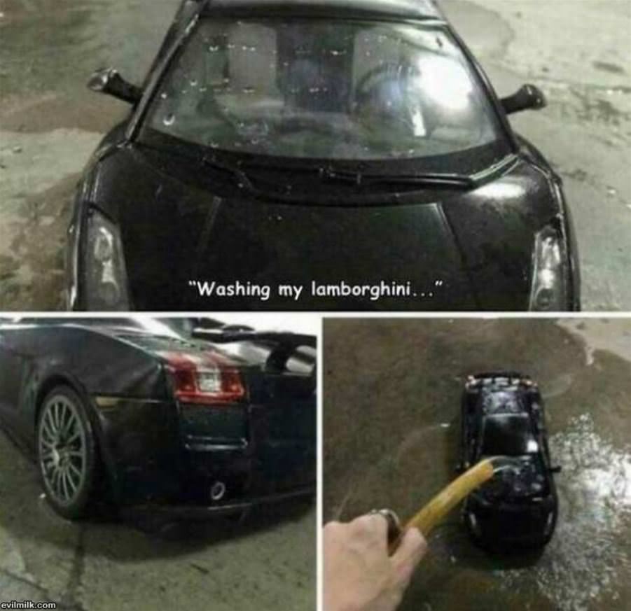 Washing My Lambo