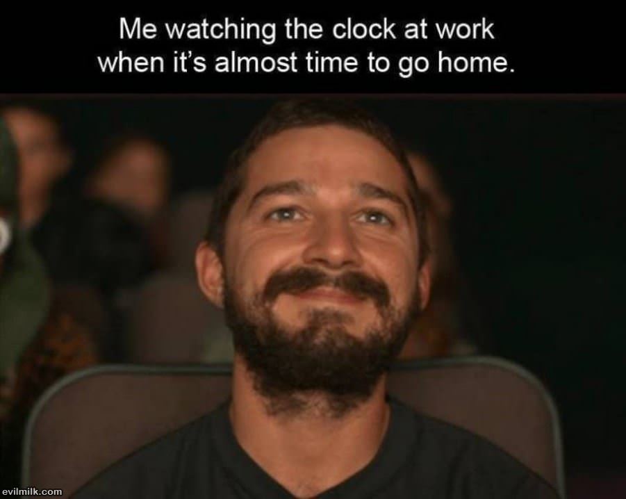 Watching The Clock At Work