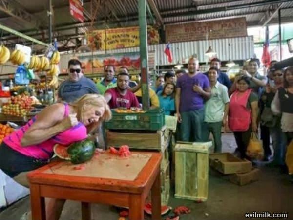 Watermelon Smashing