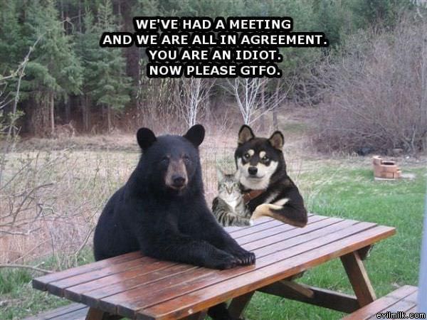 We Have Had A Meeting