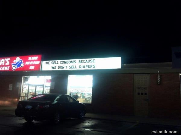 We Sell Condoms
