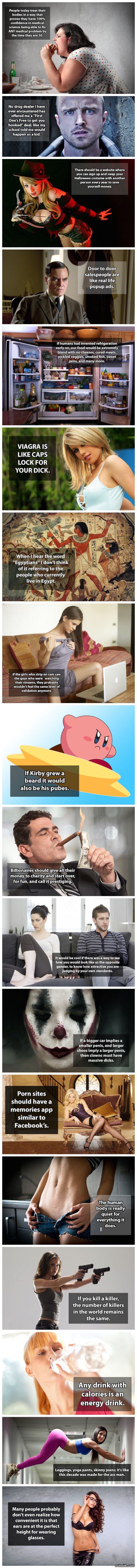 Weird Shower Thoughts