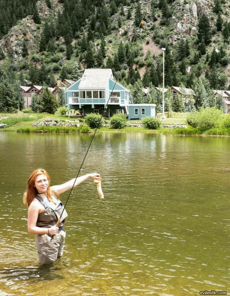 What Is She Fishing For