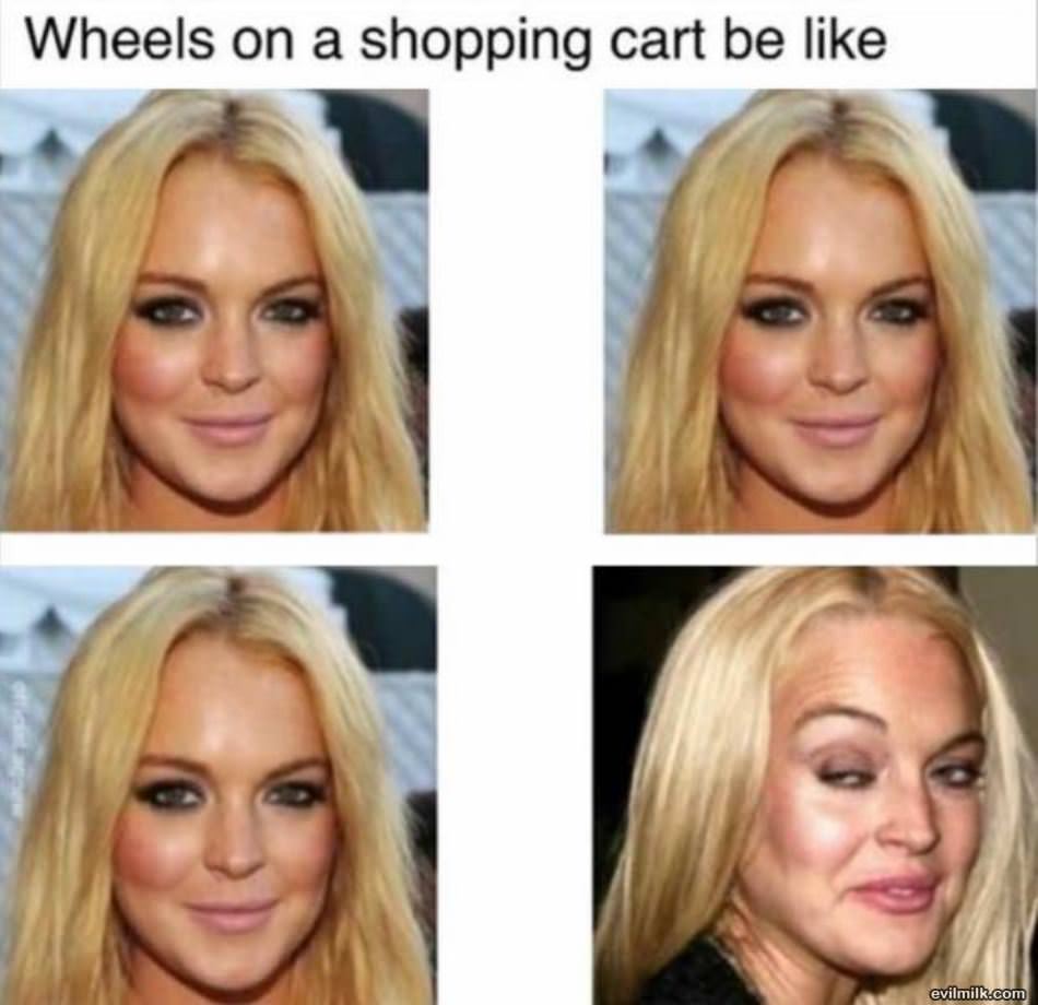 Wheels On A Shopping Cart