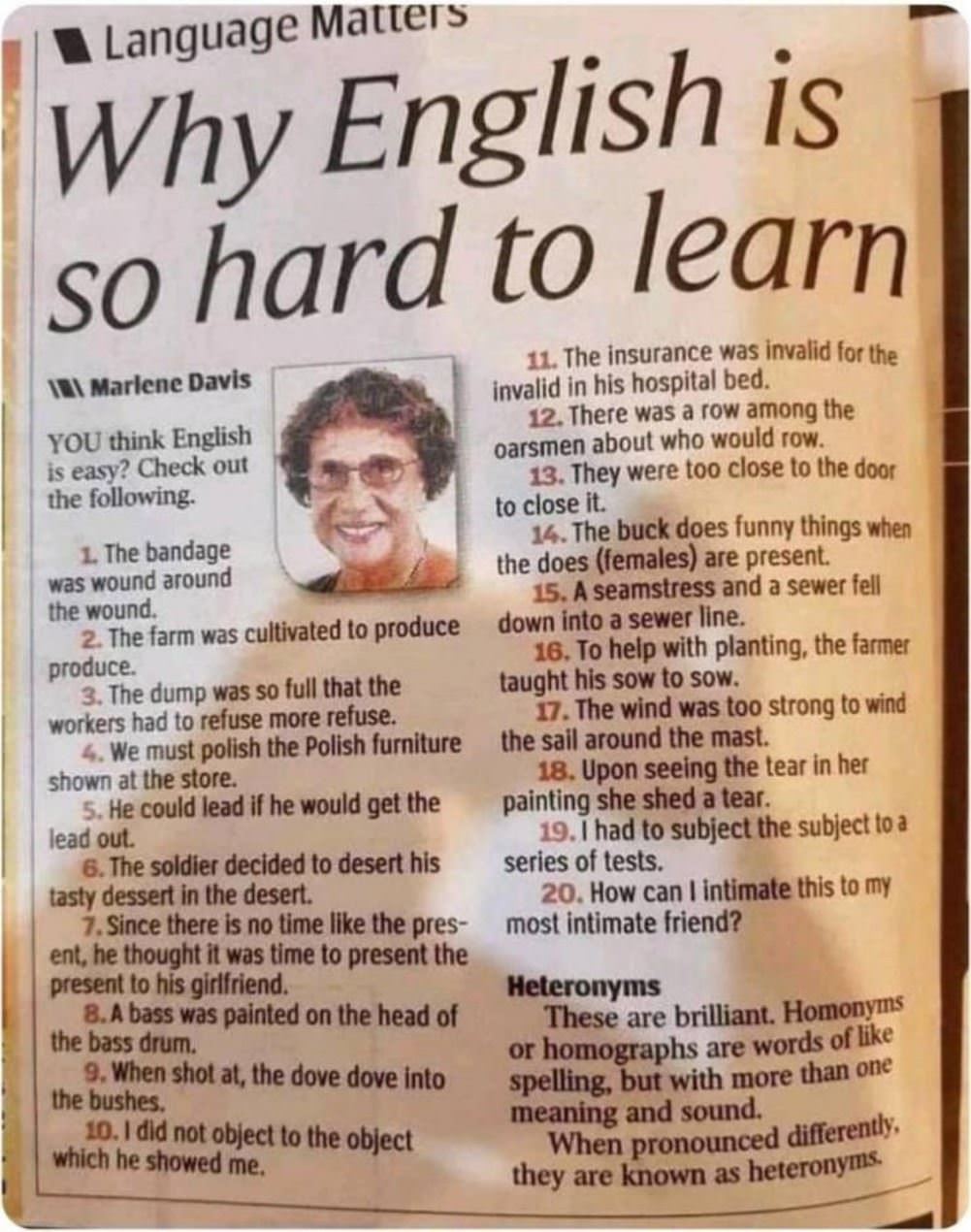 Why English Is So Hard
