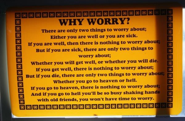 Why Worry
