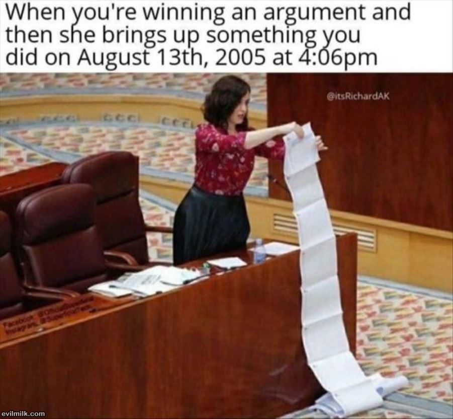 Winning An Argument