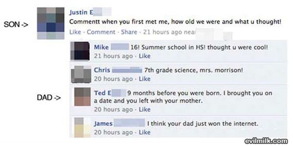 Won The Internet
