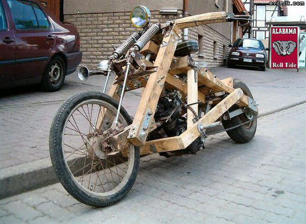 Wooden Motorcycle