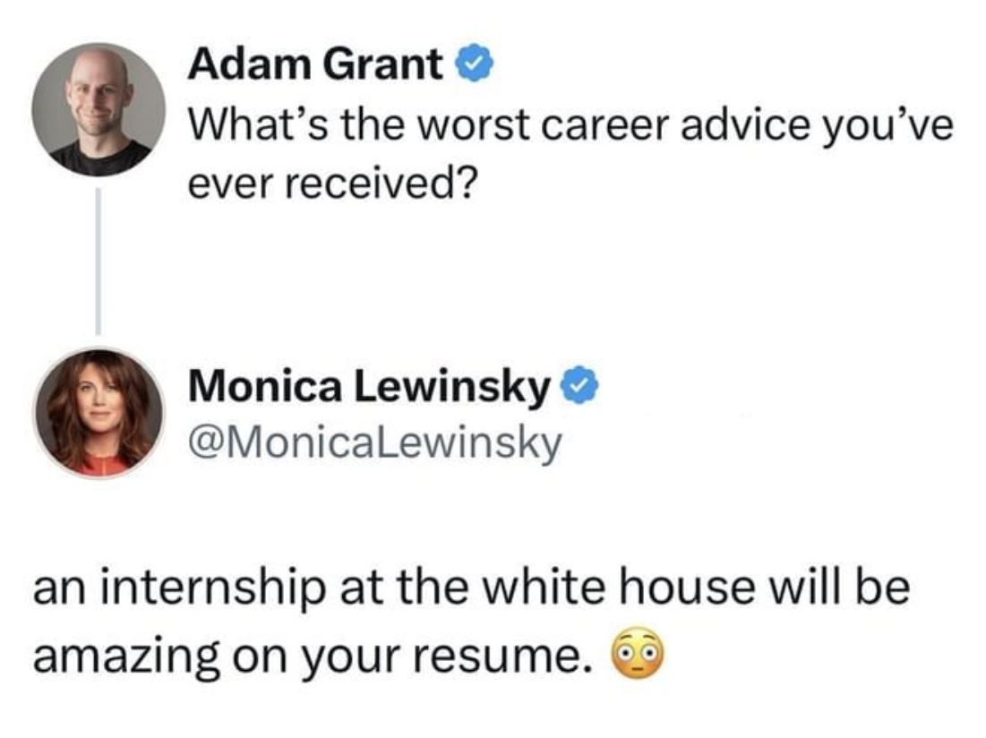 Worst Career Advice