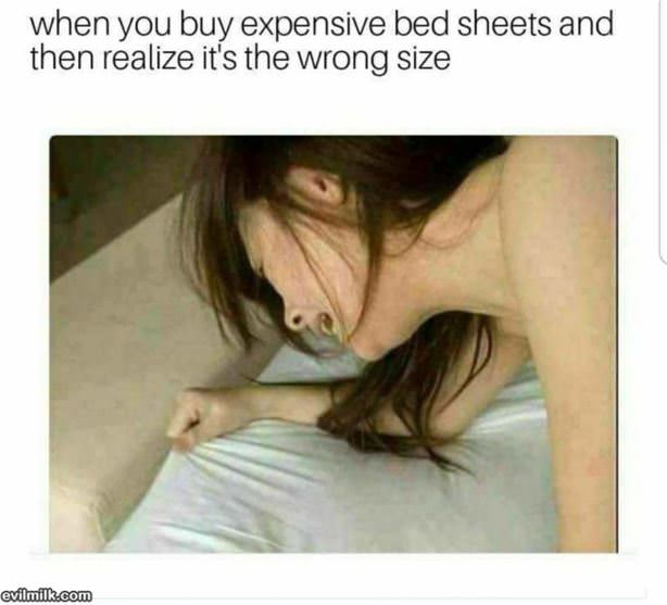 Wrong Size Sheets