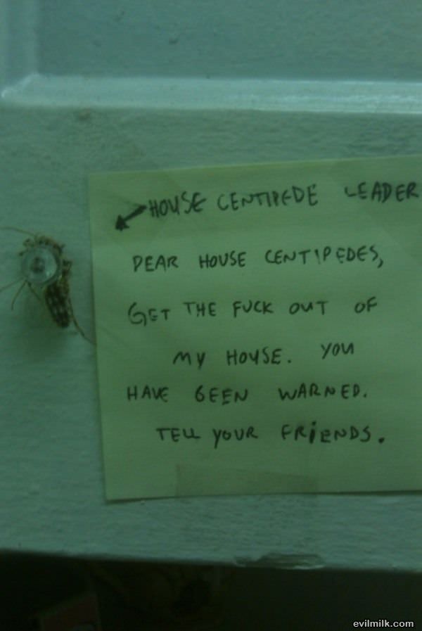 You Have Been Warned