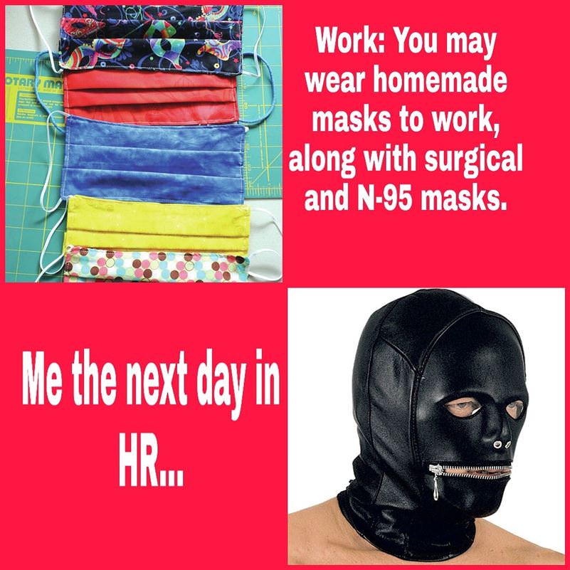 You May Wear Masks