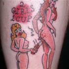 2 Girls 1 Cup Tattoo