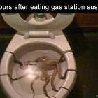 2 Hours After Gas Station Sushi