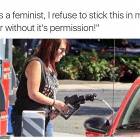 A Feminist Fills Her Tank