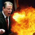 Al Gore Spitting Fire