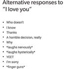 Alternative Replies