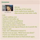 Anonymous First Day At School