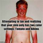 Attempting To Tan