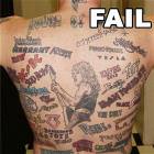 Back Tattoo Failure
