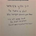 Bathroom Poetry