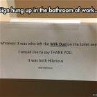 Bathroom Sign