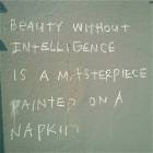 Beauty Without Intelligence