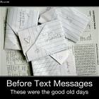 Before Text Messages