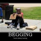 Begging