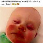 Breastfeed After Spray Tan