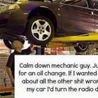 Calm Down Mechanic Guy