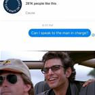 Can I Speak To The Man In Charge