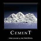 Cement Makes Bricks