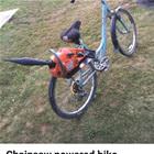 Chainsaw Powered Bike