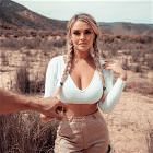 Champions League Streaker Kinsey Wolanski