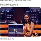 Checking My Bank Account