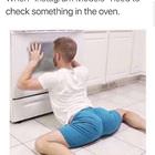 Checking The Oven