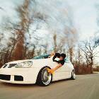 Cleaning His Rims