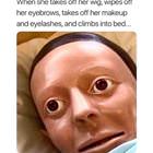 Climbs Into Bed