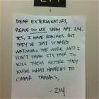 Dear Exterminators