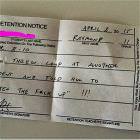 Detention Notice