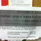 Divorce Sale