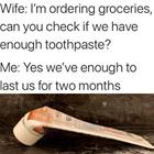 Do We Have Enough