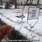 Dont Crap Your Dog Here