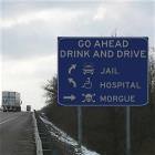 Drink And Drive Sign