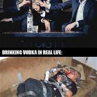 Drinking Vodka