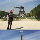 Eiffel Tower Tourist Photoshop